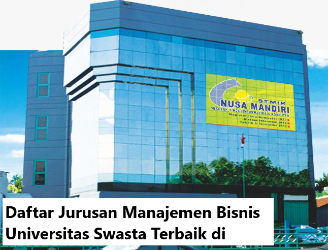 Daftar Jurusan Manajemen Bisnis Universitas Swasta Terbaik di Jakarta